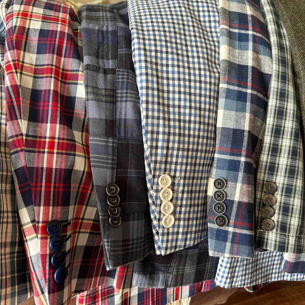 Men’s Coats J.Crew, Lands End, Ralph Lauren, Jos. A. Bank, Nautica, Alan Flusser - Picture 1 of 15